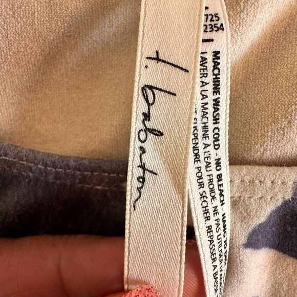 Babaton Tank Top Cow Print Sleeveless White Purple Aritzia - Picture 12 of 16